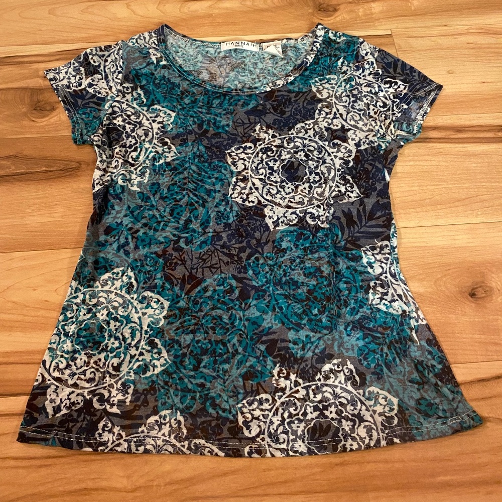 Hannah semi-sheer top—PS